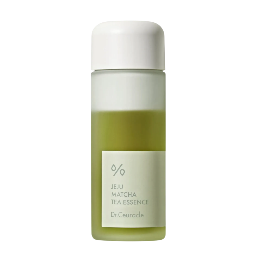 Dr. CEURACLE Jeju Matcha Tea Essence 150ml - Зволожувальна есенція з гідролатом зеленого чаю та екстрактом матча Dr. CEURACLE Jeju Matcha Tea Essence 150ml - Зволожувальна есенція з гідролатом зеленого чаю та екстрактом матча